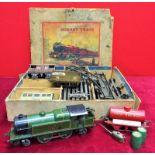 Early Boxed Hornby Train Set and Accessories