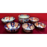 Six Imari Bowls