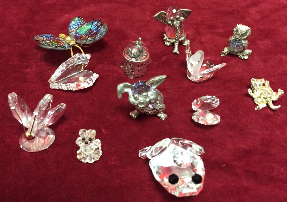 Swarovski crystal ornaments and others