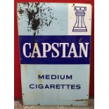 Enamelled Capstan advertising sign approx 97x61cm