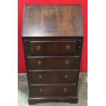 Four Drawer Mahogany Fall Front Bureau