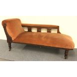 Late 19C chaise longue