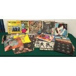 Quantity of vinyl records, many punk to include Sex Pistols, Sham 69, the Damned ETC.