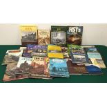 Quantity of railway related hardback books