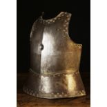 An Antique Heavy Steel Breast Plate with