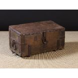 A Late 16th Century Oak Strong Box bound