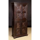 A Rare Oak Marriage Cupboard of unusuall