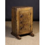 A 17th Century Oak Alms Cupboard.  The s