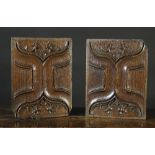 A Fine Pair of 16th Century Oak Panels c