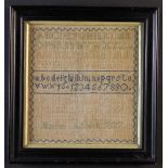 Two Framed Victorian Samplers worked by