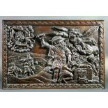 An Unusual 16th Century Relief Carved Pa