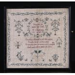 A William IV Sampler by E Clayton dated