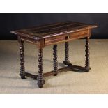 A 17th Century Walnut Table. The rectang