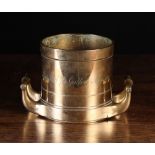 A Fine Half Gallon Bronze Measure with t