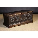 A 16th Century Spanish Coffer.  The hing
