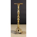 An 18th Century Gessoed Giltwood Torchèr