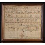A Georgian Sampler dated 1800 and worked