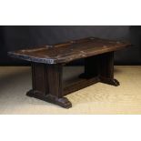 A Large 17th Century German Oak Gaming T