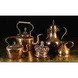 A Collection of 19th Century Copper Ware