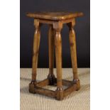 A 19th Century Country Stool of rich pat