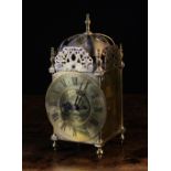 A 19th Century Brass Lantern Clock by Pa