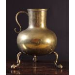 An Unusual 18th Century Brass Vessel. Th