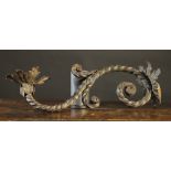 An Antique Wrought Iron Wall Sconce The