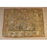 A 17th Century Needlework Panel (A/F) Th