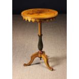 A Pretty 19th Century Inlaid Maple Tripod Table.