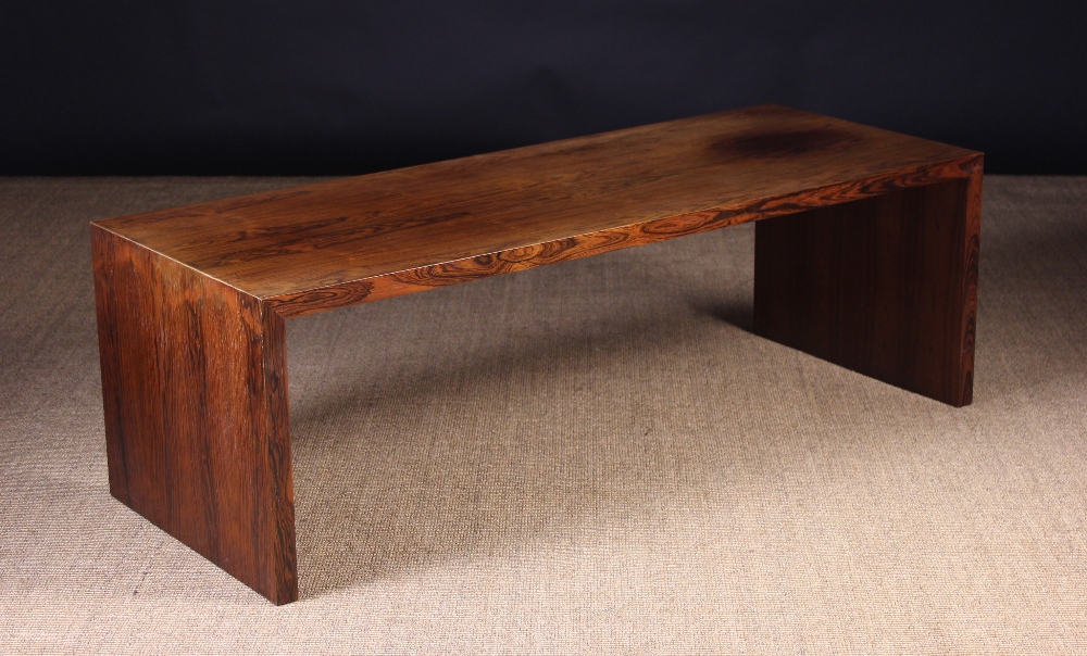 A 1970's Rosewood Veneered Coffee Table.