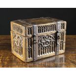 A Gothic Boarded Oak Box Circa 1500,