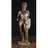 A Fine 15th/16th Century Flemish Oak Carving of a Knight in Armour 25 ins (64 cms) in height.