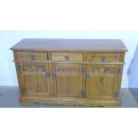 A modern Old Charm oak sideboard - Heigh