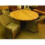 A Bramblecrest Kuta reclaimed Teak round