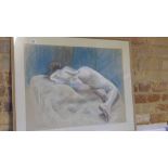 A framed pastel life study - Model II -