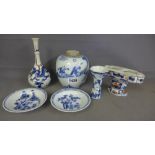 A group of six small Oriental porcelain