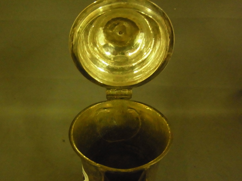 A George II silver hot water jug - Hallm - Image 5 of 6