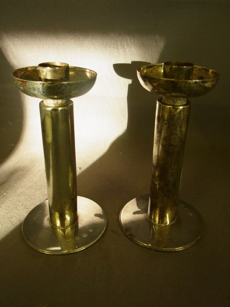 A pair of modern silver Arts and Crafts - Image 2 of 5