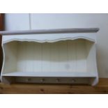 A wall hanging coat rack W 68cm x D 22cm