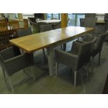 A Bramblecrest extending dining table wi