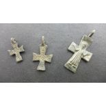 Medieval Bronze Crosses 13th century - L