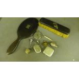A collection of silver items to include
