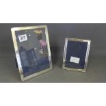 Two modern silver photograph frames - 20