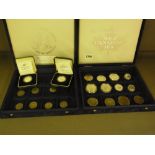 A cased Royal Mint silver proof 50th Ann