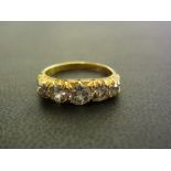 An early 20th century 18ct gold diamond