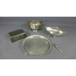 Two Continental silver dishes, a Contine