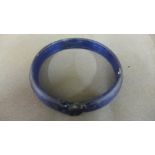 An Ancient Roman blue glass bangle 2 nd