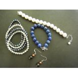 Six assorted bracelets - To include fres