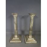 A pair of Mappin and Webb silver plate C