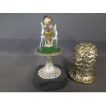 A collectable silver and parcel gilt Chr